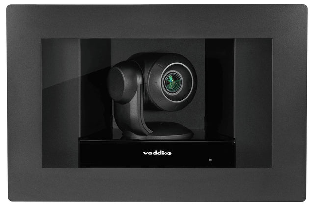 Vaddio RoboSHOT IW Clear Glass PTZ Camera 2.38 MP Black 1920 x 1080 pixels 60 fps CMOS 25.4 / 2.8 mm (1 / 2.8")