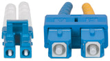 Intellinet Fiber Optic Patch Cable, OS2, LC/SC, 2m, Yellow, Duplex, Single-Mode, 9/125 µm, LSZH, Fibre, Lifetime Warranty