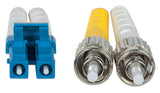 Intellinet Fiber Optic Patch Cable, OS2, LC/ST, 10m, Yellow, Duplex, Single-Mode, 9/125 µm, LSZH, Fibre, Lifetime Warranty, Polybag