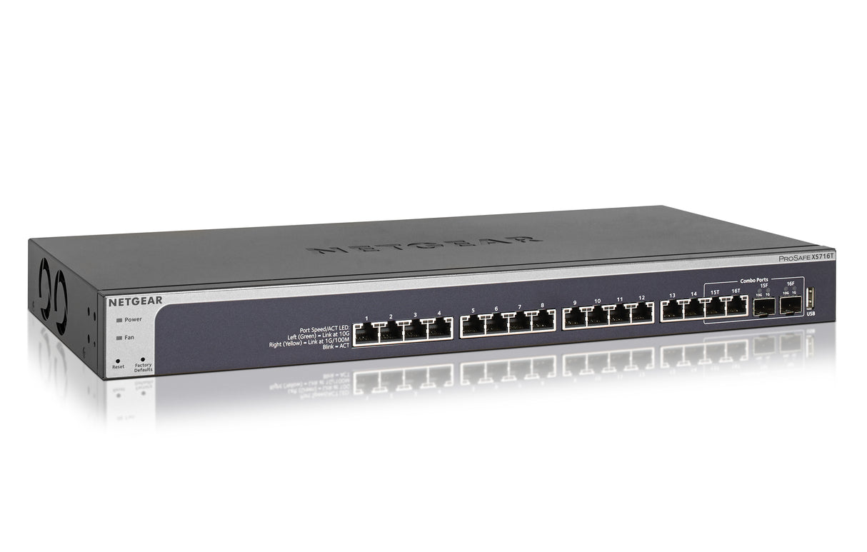 NETGEAR 16-Port 10G Ethernet Smart Switch (XS716T)