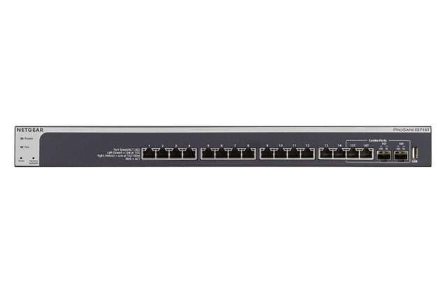 NETGEAR 16-Port 10G Ethernet Smart Switch (XS716T)
