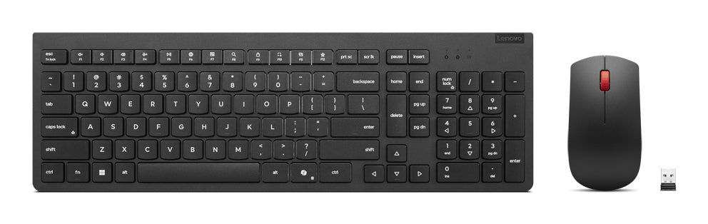 Lenovo 4X31R64462 keyboard Mouse included Office RF Wireless + Bluetooth French, Canadian Black