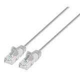 Intellinet IEC-C6A-GY-10-SLIM networking cable Grey 3 m Cat6a U/UTP (UTP)