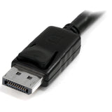 StarTech.com 3ft (91cm) Panel Mount DisplayPort Cable - 4K x 2K - DisplayPort 1.2 Extension Cable Male to Female - DP Video Extender Cord with Panel Mount DP Connector - DP Monitor Cable