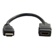 StarTech.com 6in (15cm) HDMI Extension Cable - Short HDMI Cable Male to Female - 4K HDMI Cable Extender - 4K 30Hz UHD HDMI Port Saver M/F - High Speed HDMI 1.4 - 30AWG - HDMI Dongle Extender