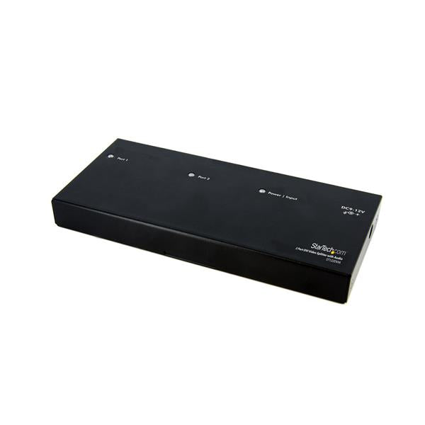 StarTech.com 2 Port DVI Video Splitter with Audio - TAA
