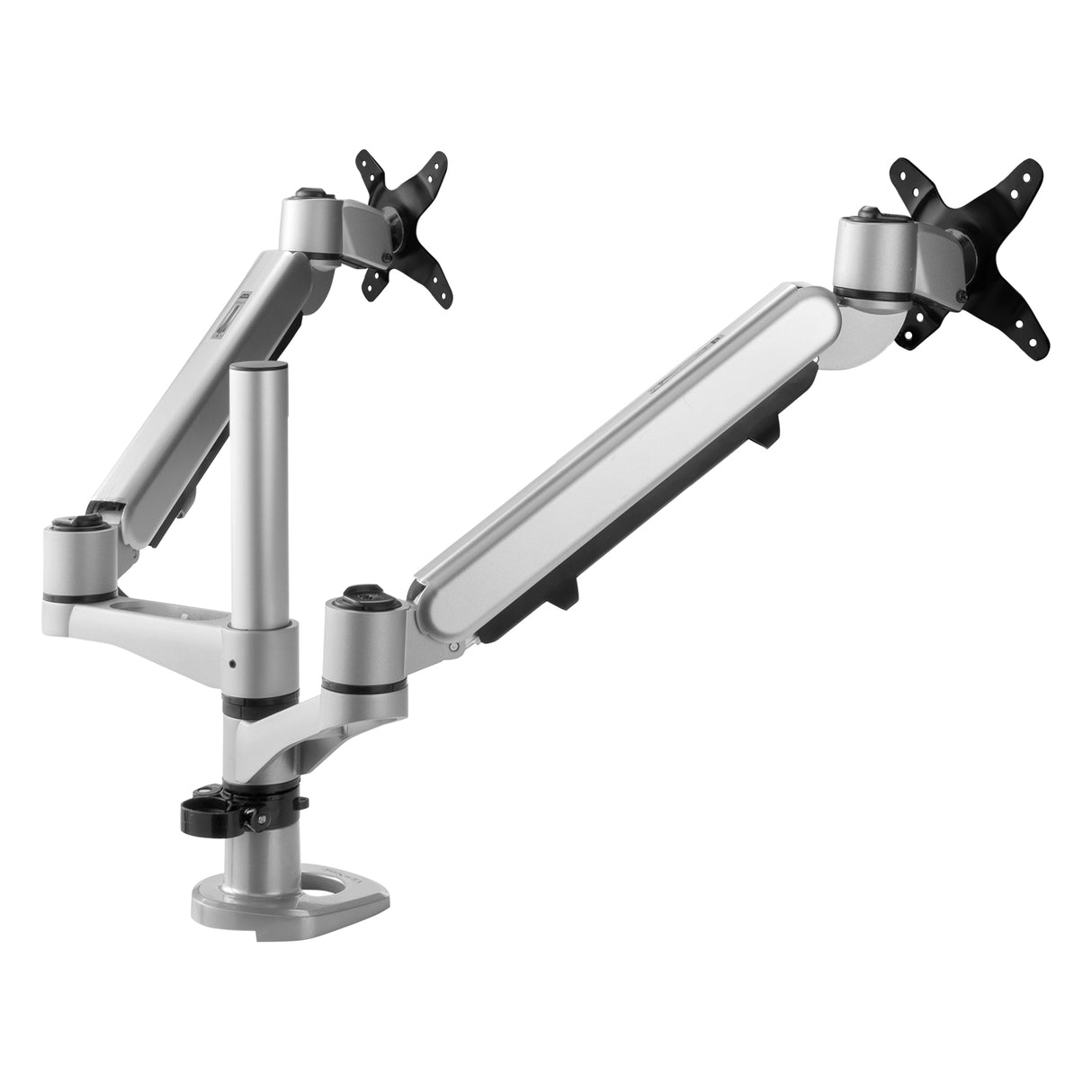 Viewsonic LCD-DMA-002 monitor mount / stand 68.6 cm (27") Desk Black, Silver