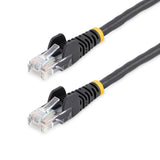 StarTech.com Cat5e Patch Cable with Snagless RJ45 Connectors - 3 ft, Black