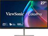 Viewsonic VP Series 27" 120Hz 2K QHD Pantone Validated 100% sRGB & Factory Calibrated Monitor with 90W USB-C