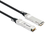 Intellinet 2m 40G QSFP+ Passive Direct Attach Copper Twinax Cable 30AWG MSA QSFP-H40G-CU2M compatible