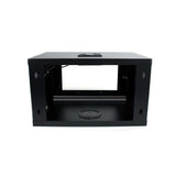 StarTech.com 2-Post 6U Wall Mount Network Cabinet with Acrylic Door, 19" Wall-Mounted Server Rack for Data / AV / Electronics / Computer Equipment, Small Vented Rack Enclosure