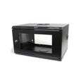 StarTech.com 2-Post 6U Wall Mount Network Cabinet with Acrylic Door, 19" Wall-Mounted Server Rack for Data / AV / Electronics / Computer Equipment, Small Vented Rack Enclosure