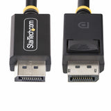 StarTech.com 3ft (91cm) DisplayPort 2.1 Cable, VESA Certified DP80 DisplayPort Cable w/UHBR20/HDR/DSC 1.2a/HDCP 2.2, 16K/8K 60Hz, 4K 240Hz, 80Gbps, DP 2.1 Cable, UHD Monitor Cord, M/M