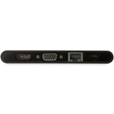 StarTech.com USB C Multiport Adapter - USB Type-C Mini Dock with HDMI 4K or VGA 1080p Video - 100W Power Delivery Passthrough, 3-port USB 3.0 Hub, GbE, SD & MicroSD - Laptop Travel Dock
