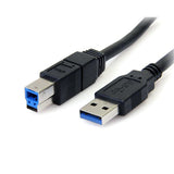 StarTech.com 10 ft Black SuperSpeed USB 3.0 (5Gbps) Cable A to B - M/M