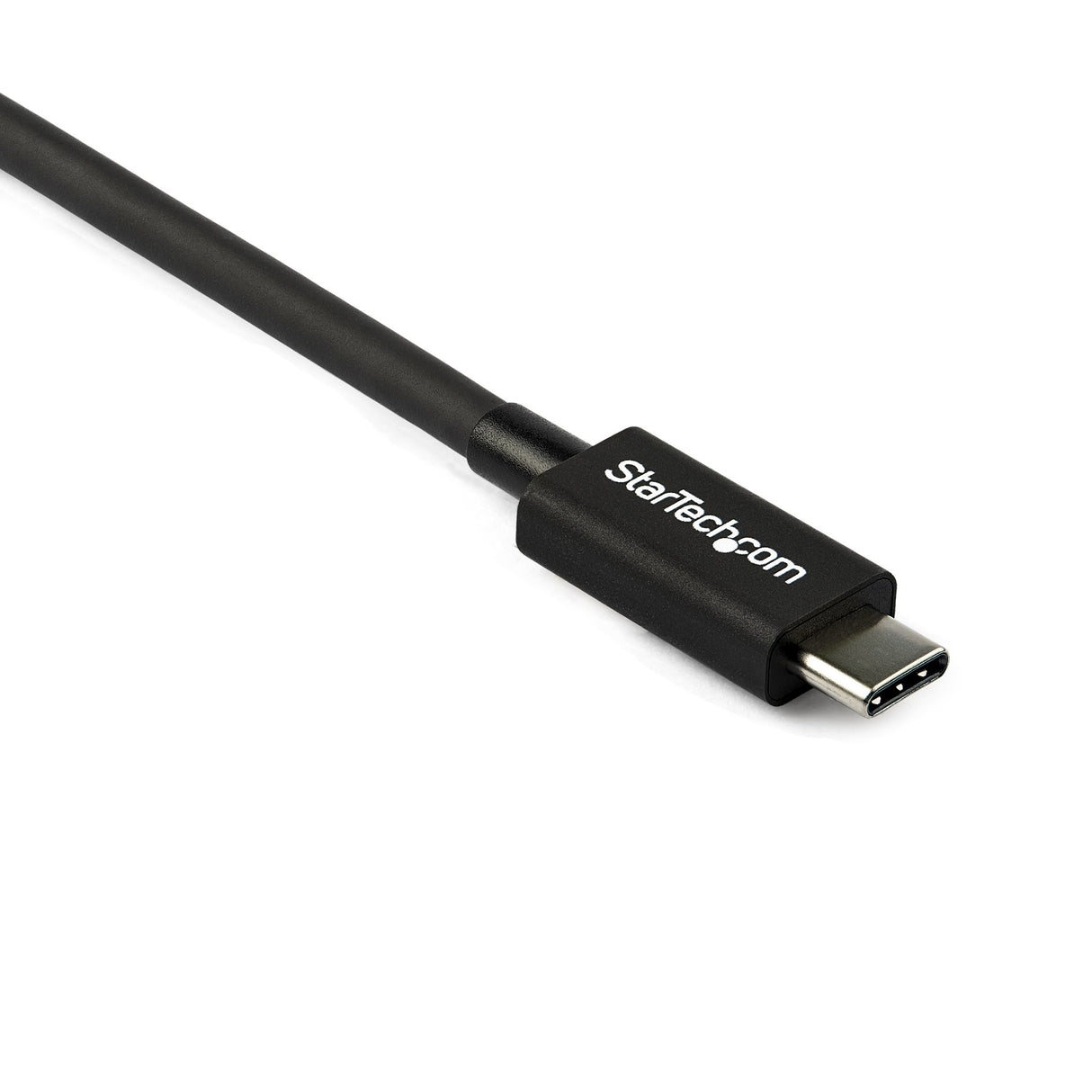 StarTech.com 2.6ft (80cm) Thunderbolt 3 Cable, 40Gbps, 100W PD, 4K/5K, Thunderbolt Certified, Compatible with Thunderbolt 4/USB 3.2/DisplayPort