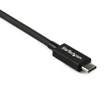 StarTech.com 2.6ft (80cm) Thunderbolt 3 Cable, 40Gbps, 100W PD, 4K/5K, Thunderbolt Certified, Compatible with Thunderbolt 4/USB 3.2/DisplayPort