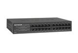 NETGEAR GS324 Unmanaged Gigabit Ethernet (10/100/1000) 1U Black