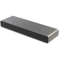 StarTech.com Thunderbolt 3 Dock - Dual 4K 60Hz Monitor TB3 Laptop Docking Station with DisplayPort, HDMI & 1080p VGA - 85W Power Delivery & Charging - 2x USB-A, Ethernet - Mac & Windows - TAA