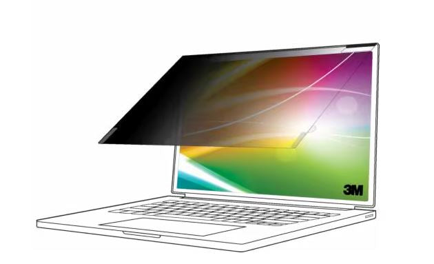 3M BP150C3E display privacy filter 38.1 cm (15") Laptop Frameless display privacy filter