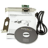 StarTech.com 24in Internal USB Motherboard Header to Serial RS232 Adapter - TAA