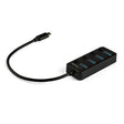 StarTech.com 4 Port Bus Powered USB C Hub with Individual On/Off Switches, USB 3.0 (5Gbps) Expansion Hub, Desktop/Laptop USB-C to USB-A Splitter