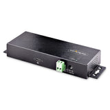 StarTech.com 7-Port Industrial USB 10Gbps Hub with Power Adapter, Metal, Mountable, 5x USB-A and 2x USB-C Downstream Ports, ESD Protection, Powered USB Hub, TAA