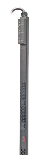 APC NetShelter Basic Rack PDU, Zero U, 12.5kW, 208V, 30 C13 and 6 C19 outlet, 10ft input cord