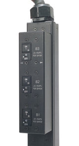 APC NetShelter Basic Rack PDU, Zero U, 12.5kW, 208V, 30 C13 and 6 C19 outlet, 10ft input cord