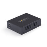 StarTech.com 10GbE Multi-Gigabit Open SFP+ Fiber Media Converter, Standalone 10 Gigabit Ethernet RJ-45 to 10GBASE-X SFP+, Single-Mode / Multi-Mode, 16K Jumbo Frames - TAA