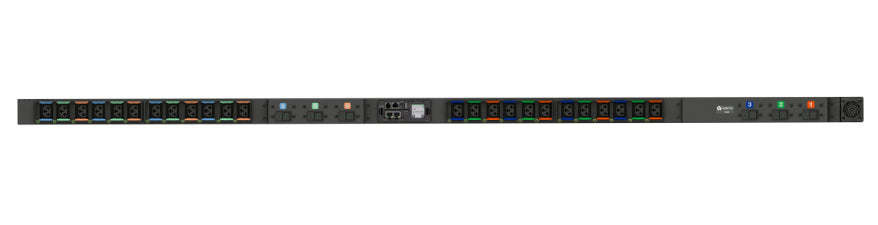 Vertiv DUR5MGB1-24CF17-2S02A9K00-S-A power distribution unit (PDU) 24 AC outlet(s) Black