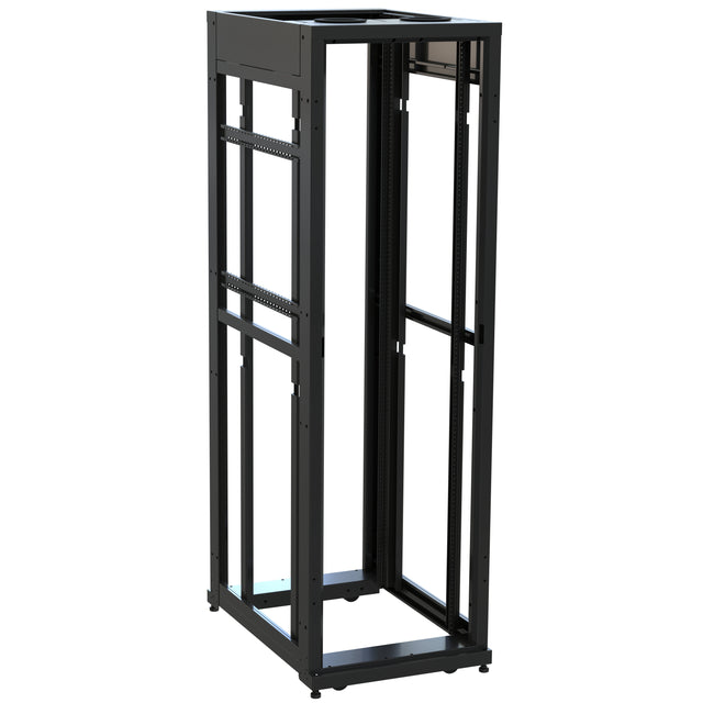 Middle Atlantic 42 RU SNE Series Rack Frame, 36 Inches Deep, 24 Inches Wide with 10-32 Rackrail