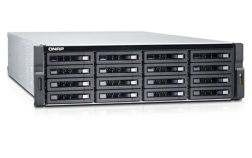 QNAP TDS-16489U R2 NAS Rack (3U) Intel® Xeon® E5 v4 E5-2620V4 64 GB DDR4 0 TB Aluminium, Black