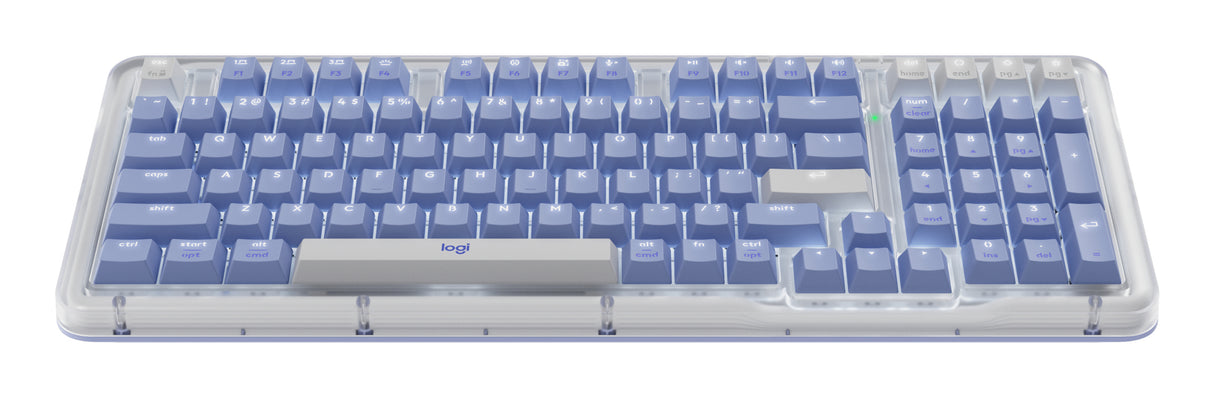 Logitech Alto Keys K98M keyboard Universal RF Wireless + Bluetooth QWERTY US English Lilac