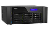 QNAP QAI-h1290FX NAS Tower EPYC 7302P 128 GB DDR4 0 TB QuTS hero Black