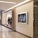 Chief ImpactTM On-Wall Kiosk - Landscape 65 Inch White