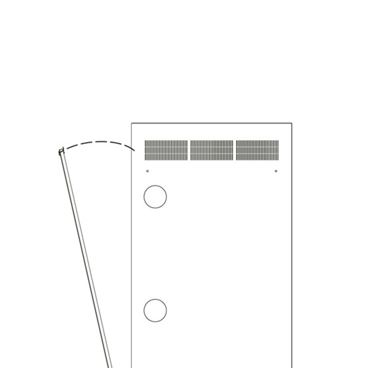 Middle Atlantic 24 RU Rear Access Panel for WR Racks