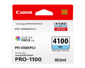 Canon LUCIA PRO II PFI-4100 Photo Cyan Ink Tank