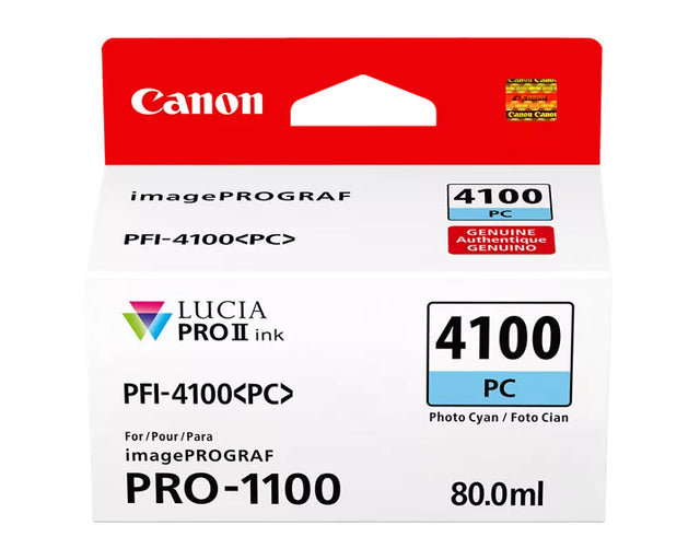 Canon LUCIA PRO II PFI-4100 Photo Cyan Ink Tank