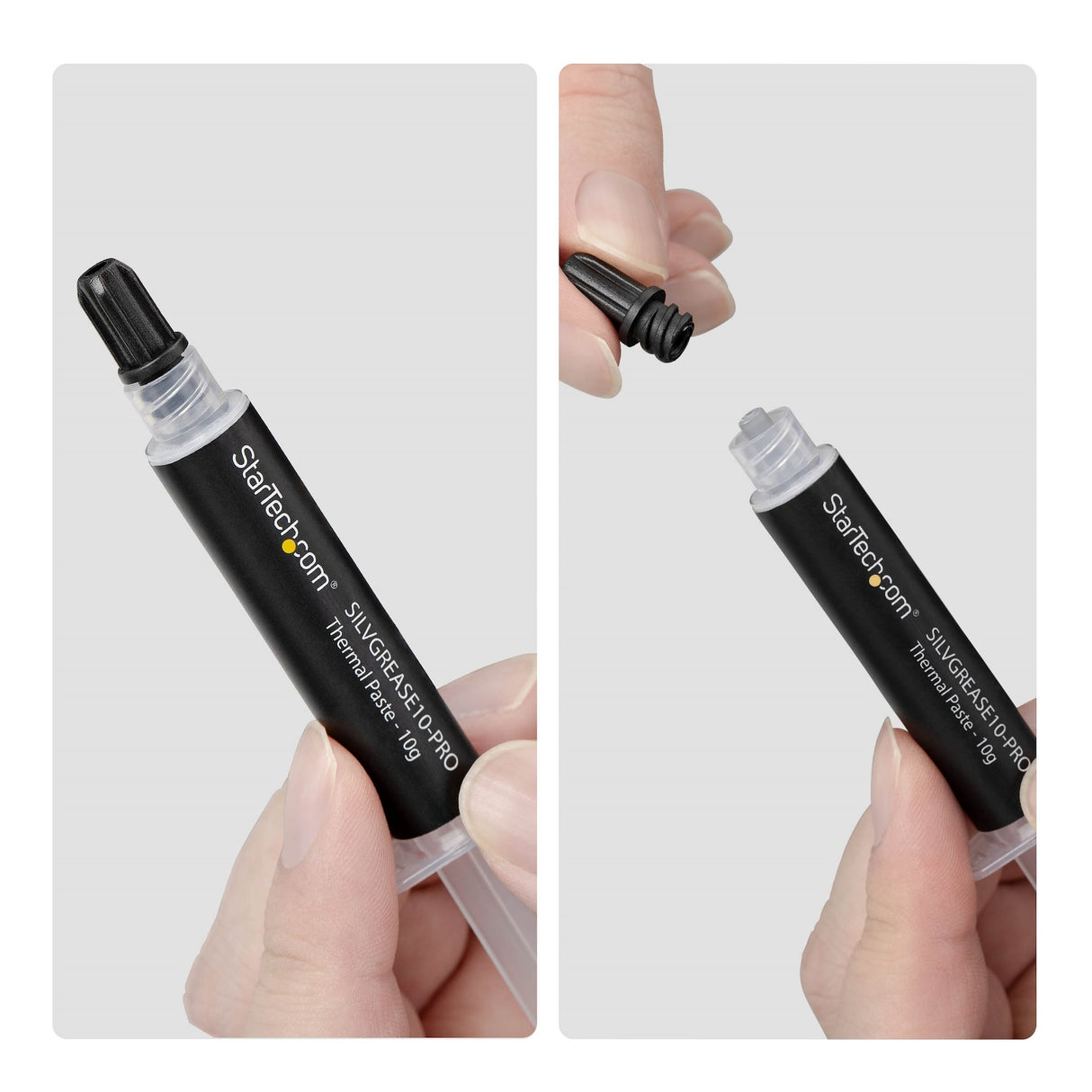 StarTech.com High-Performance Silicone Thermal Paste, 14.5W/m•K Conductivity, Grease Compound for CPUs, GPUs, and ICs, Improves Heat Dissipation in Computers
