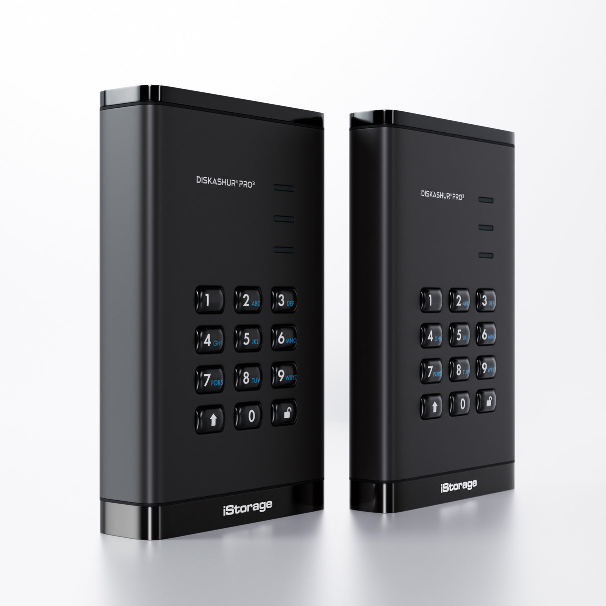 iStorage diskAshur PRO³ HDD 1TB | Secure Portable Hard Drive |FIPS 140-3 Level 3 compliant | AES-XTS 256-bit Hardware Encryption | PIN protected | OS & Platform Independent |GDPR, TAA Compliant|Brute force hack defence | Dust/Water Resistant