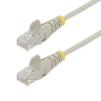 StarTech.com 10 ft. CAT6 Ethernet Cable - Slim - Snagless RJ45 Connectors - Gray