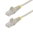 StarTech.com 1 ft. CAT6 Ethernet Cable - Slim - Snagless RJ45 Connectors - Gray