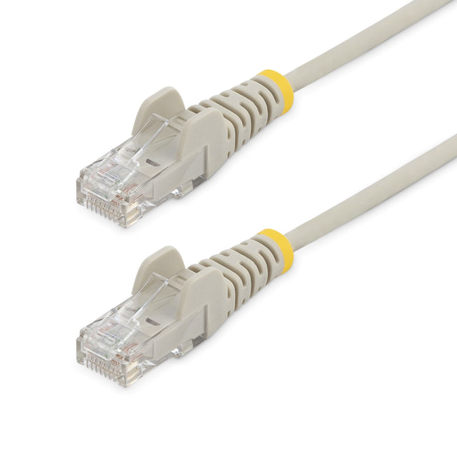 StarTech.com 1 ft. CAT6 Ethernet Cable - Slim - Snagless RJ45 Connectors - Gray