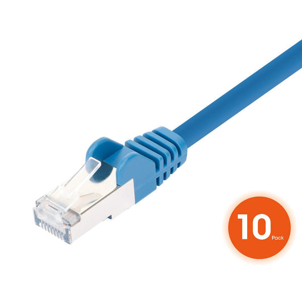 Intellinet 745024 networking cable Blue 0.15 m Cat8.1 U/FTP (STP)