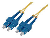 Intellinet 760874 InfiniBand/fibre optic cable 10 m SC SMF Yellow