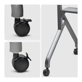 StarTech.com Easel-Style TV Cart for up to 100-inch and 220lb / 100kg Displays, Height Adjustable Rolling / Mobile Stand, 3" Lockable Wheels for Easy Transport