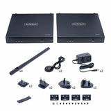 StarTech.com Wireless HDMI Extender, 4K 60Hz, Transmitter and Receiver Kit, Up to 165ft (50m), No Line-Of-Sight Required, IR Extension, Includes Mounting Kit