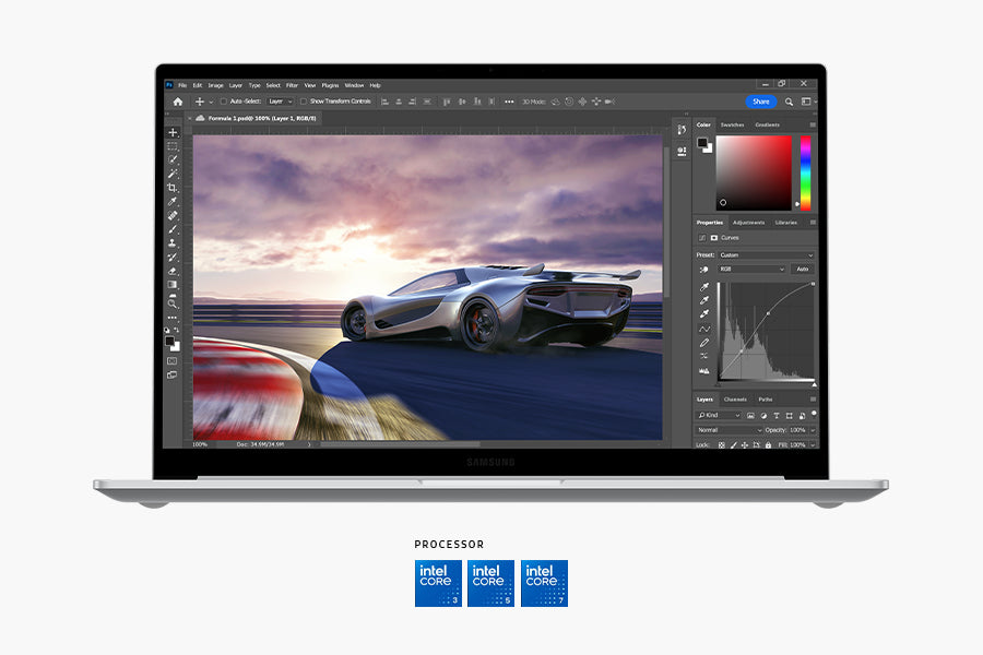 Samsung Galaxy Book4 NP754XGK-KS2CA Intel Core 5 120U Laptop 39.6 cm (15.6") Full HD 8 GB LPDDR4x-SDRAM 256 GB SSD Wi-Fi 6 (802.11ax) Windows 11 Pro Silver