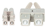 Intellinet 752374 InfiniBand/fibre optic cable 3 m LC SC MMF Aqua colour